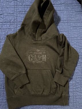 Johnny Cash Black Hoodie - Toddler